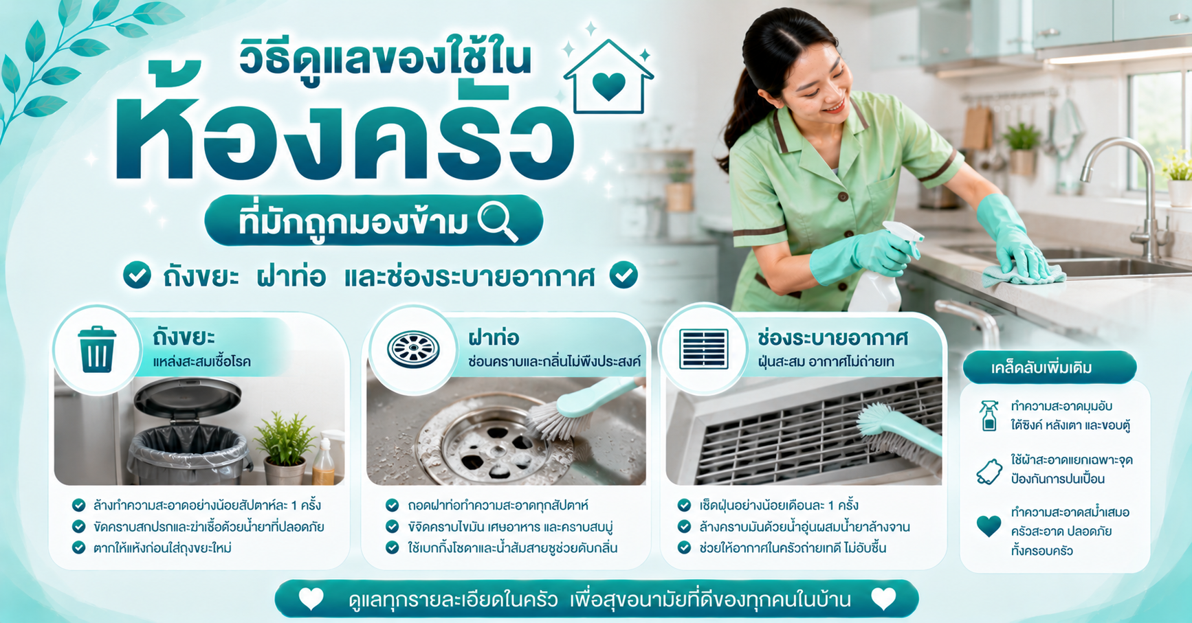 แม่บ้านกับการดูแลห้องนั่งเล่นและพื้นที่รับแขกให้ดูดีตลอดเวลา