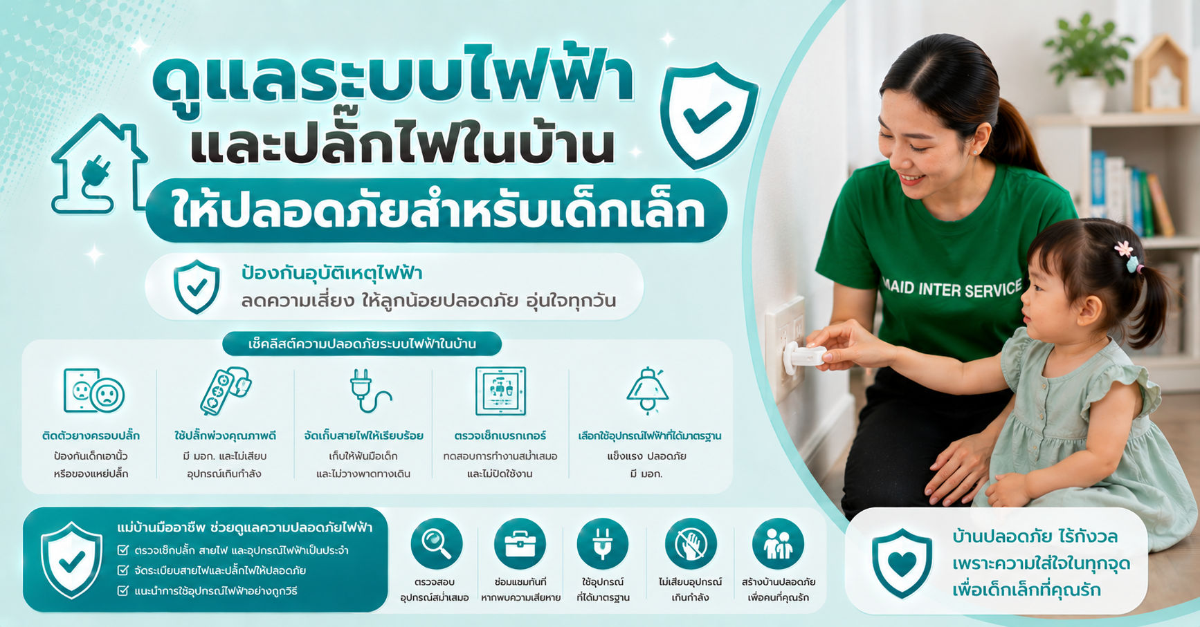 ปลั๊กไฟปลอดภัยสำหรับเด็ก